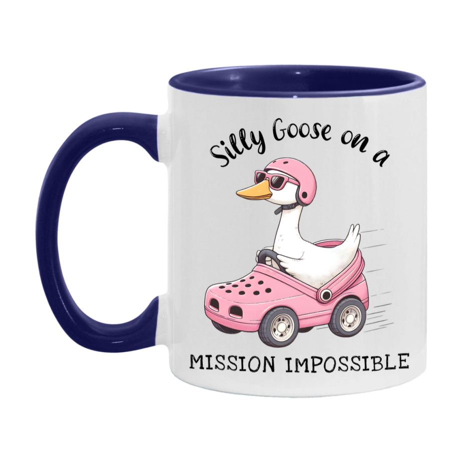 Silly Goose Mug, Funny Goose Coffee Mug, 11Oz Or 15Oz Ceramic Cup