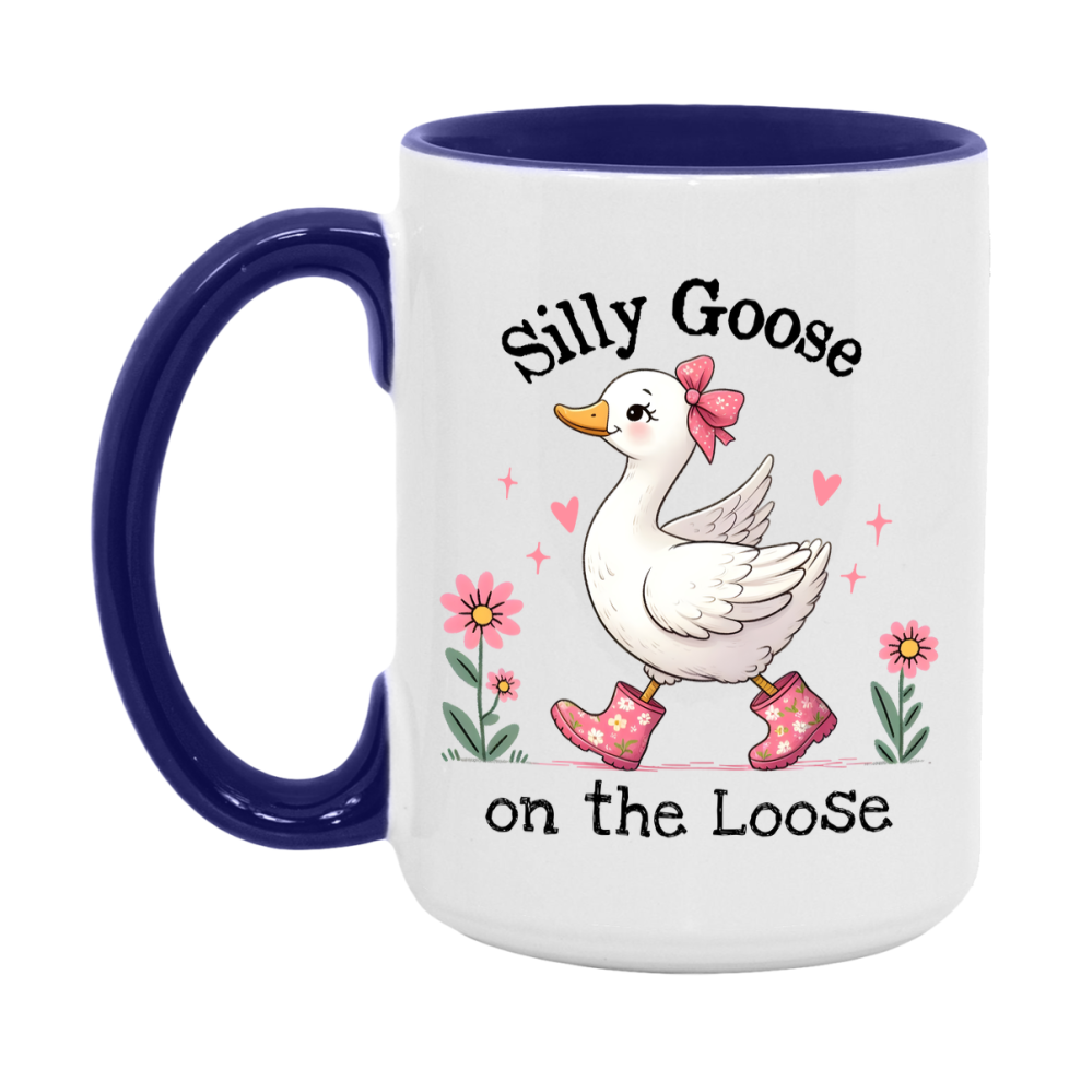 Silly Goose Mug, Funny Goose Coffee Mug, 11Oz Or 15Oz Ceramic Cup
