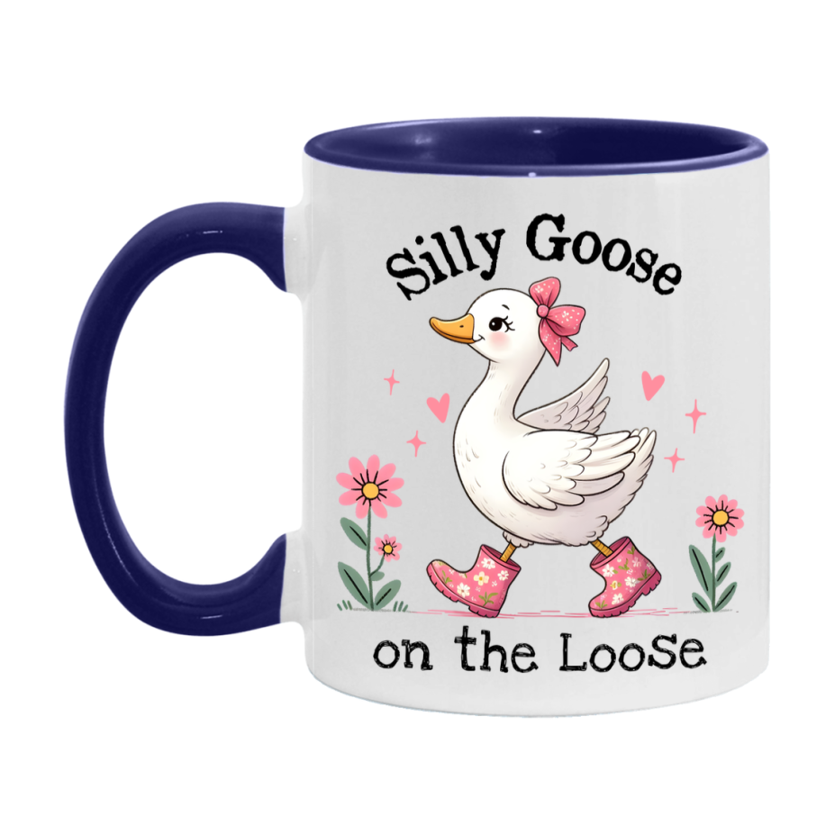 Silly Goose Mug, Funny Goose Coffee Mug, 11Oz Or 15Oz Ceramic Cup
