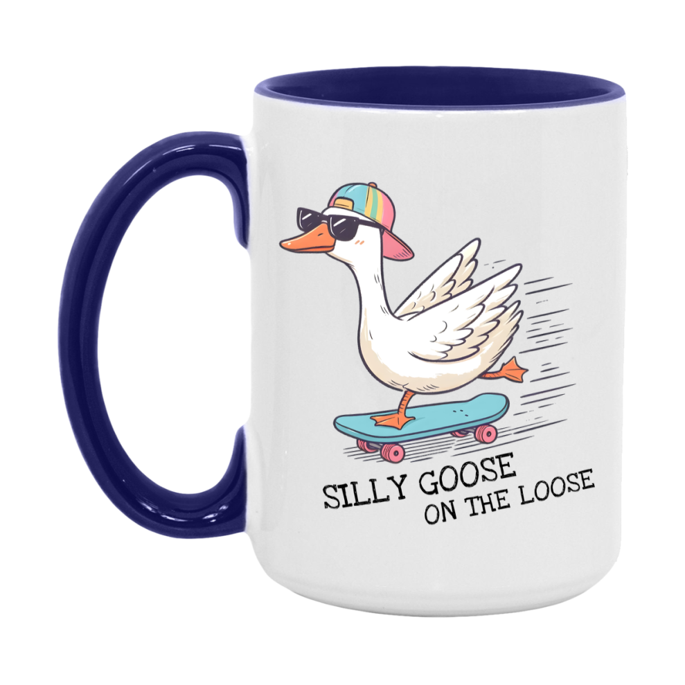 Silly Goose Mug, Funny Goose Coffee Mug, 11Oz Or 15Oz Ceramic Cup