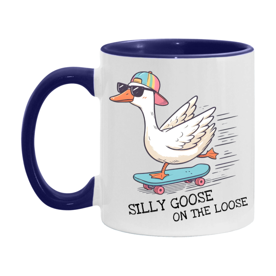 Silly Goose Mug, Funny Goose Coffee Mug, 11Oz Or 15Oz Ceramic Cup