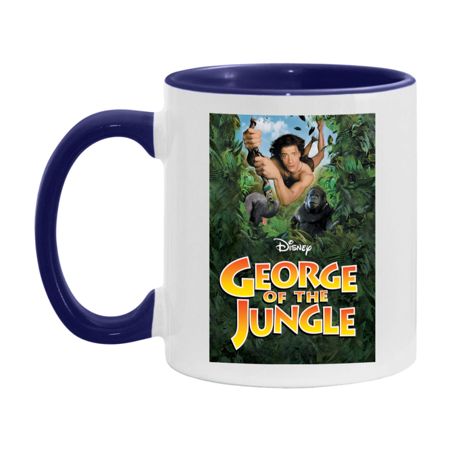 90S Movie Mug George Of The Jungle (1997