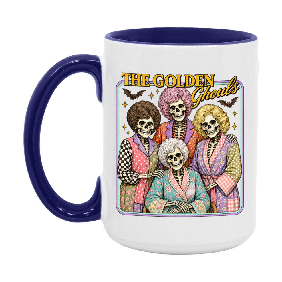 The Golden Ghouls Mug - Halloween Coffee Mug, 11Oz Or 15Oz Ceramic Cup