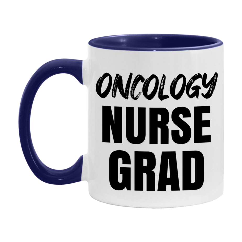Oncology Nurse Grad Coffee Mug - Ceramic Nursing Graduation Gift