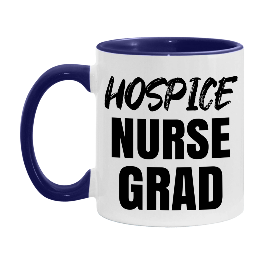 Hospice Nurse Grad Coffee Mug - Ceramic Nursing Graduation Gift
