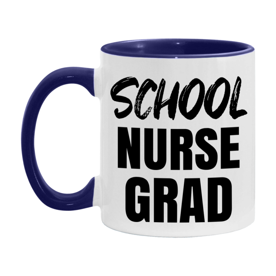 School Nurse Grad Coffee Mug - Ceramic Nursing Graduation Gift
