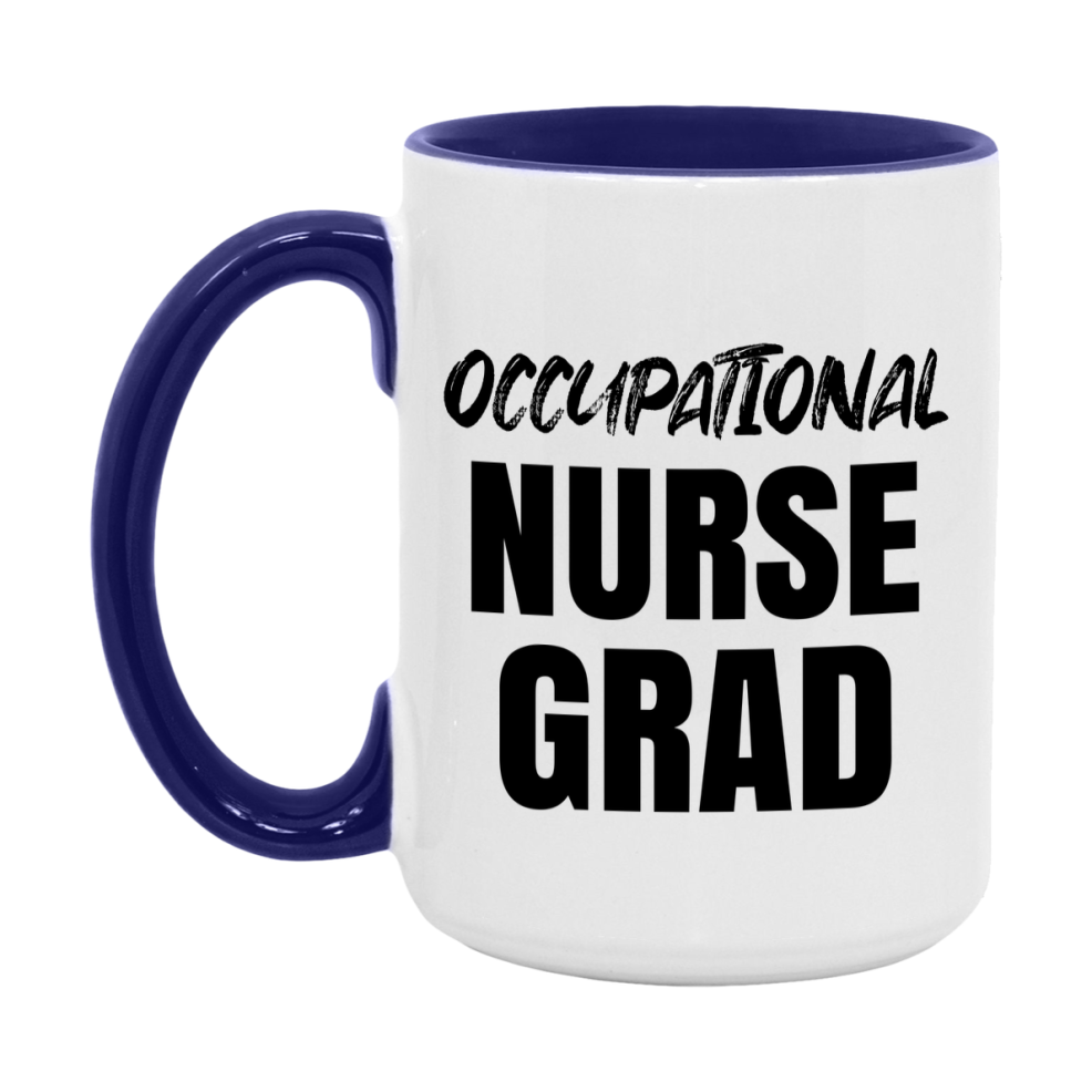 Occupational Nurse Grad Coffee Mug - Ceramic Nursing Graduation Gift