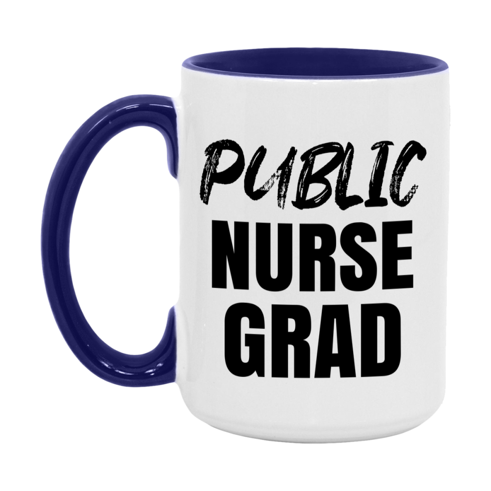 Public Nurse Grad Coffee Mug - Ceramic Nursing Graduation Gift