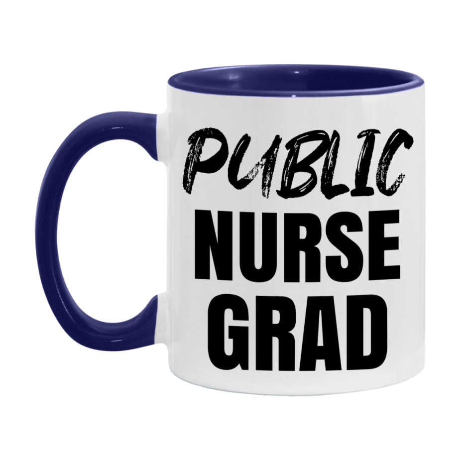 Public Nurse Grad Coffee Mug - Ceramic Nursing Graduation Gift