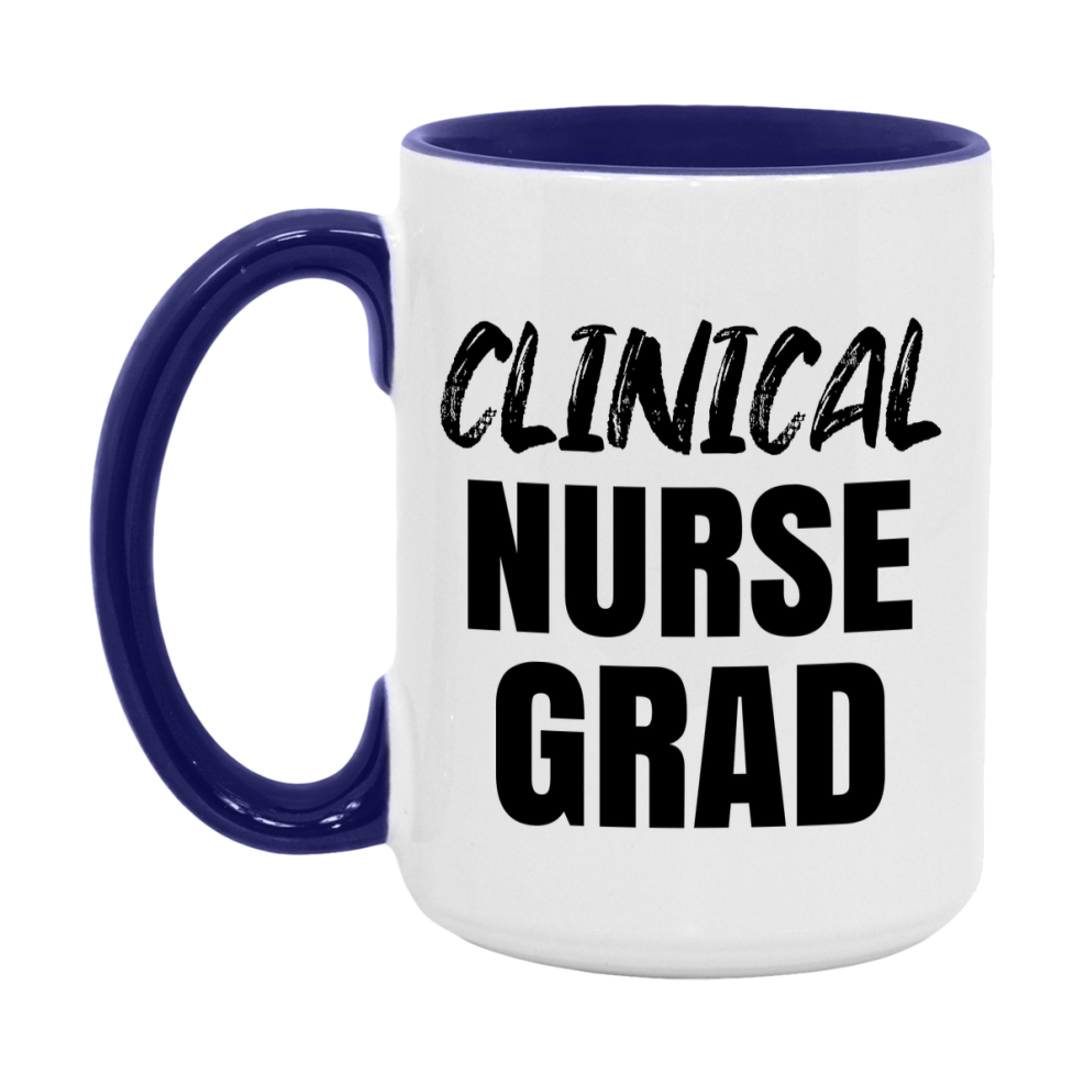 Clinical Nurse Grad Coffee Mug - Ceramic Nursing Graduation Gift
