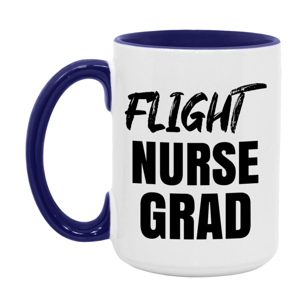 Flight Nurse Grad Coffee Mug - Ceramic Nursing Graduation Gift
