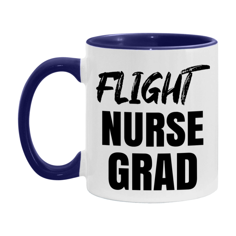 Flight Nurse Grad Coffee Mug - Ceramic Nursing Graduation Gift