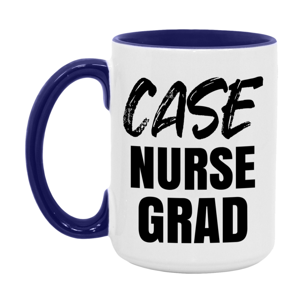Case Nurse Grad Coffee Mug - Ceramic Nursing Graduation Gift