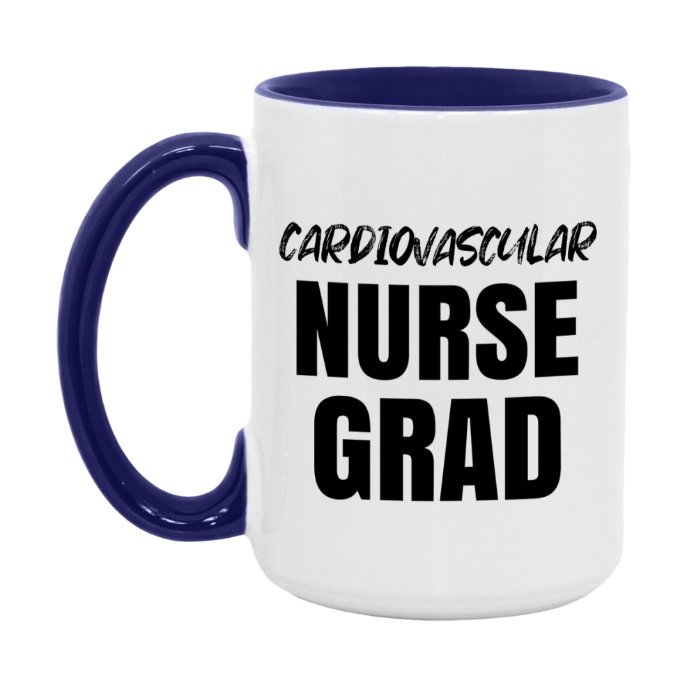Cardiovascular Nurse Grad Coffee Mug - Ceramic Nursing Graduation Gift