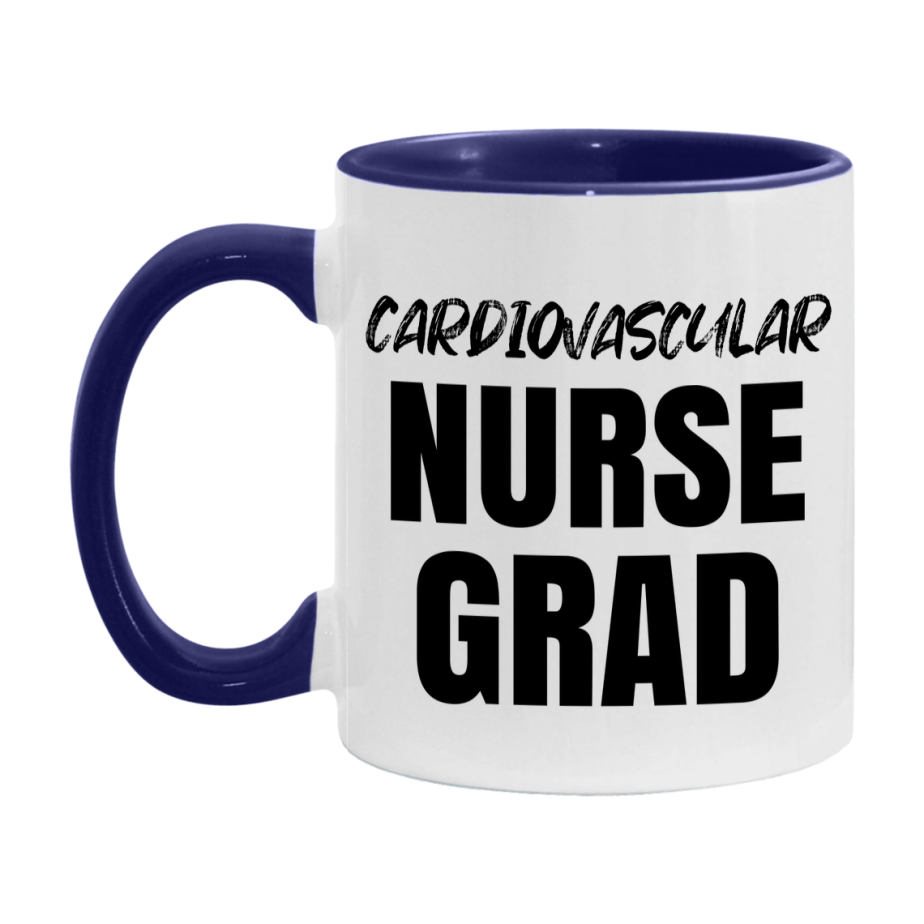 Cardiovascular Nurse Grad Coffee Mug - Ceramic Nursing Graduation Gift