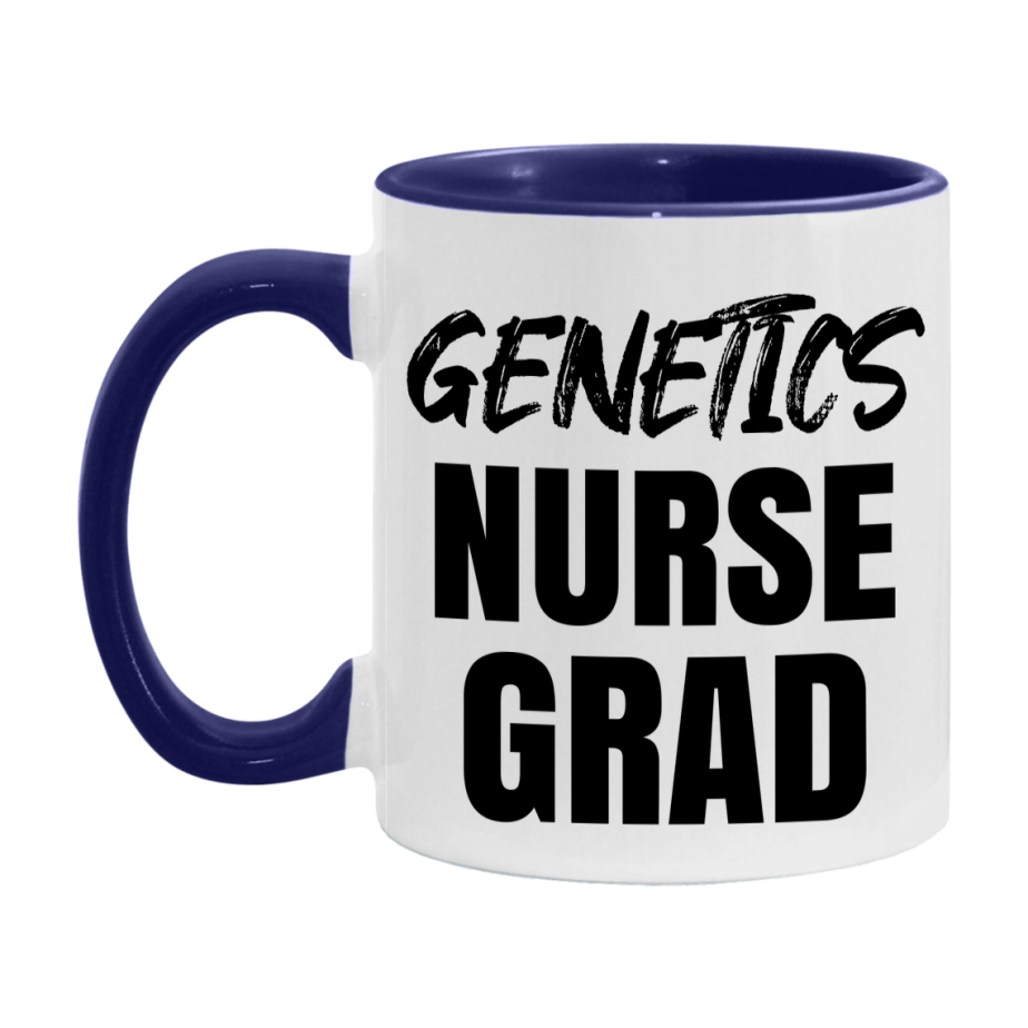 Genetics Nurse Grad Coffee Mug - Ceramic Nursing Graduation Gift