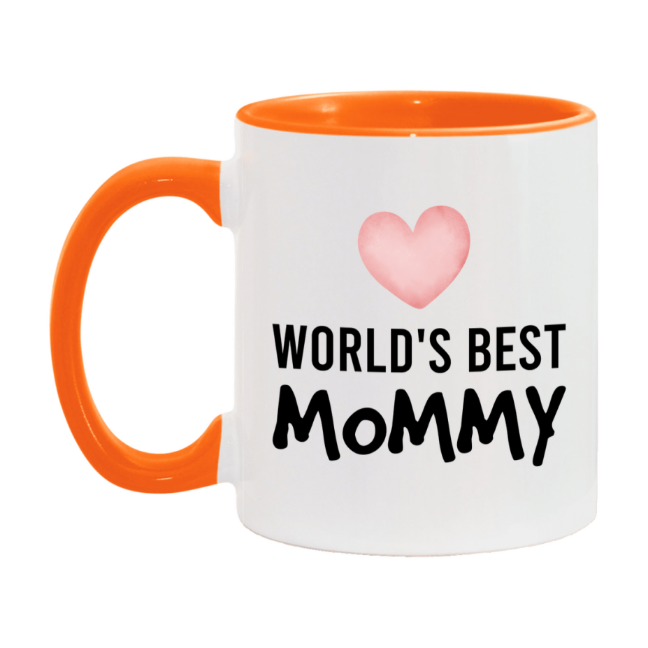 World's Best Mommy Mug, Mommy Superlative Coffee Mug, 11oz or 15oz Ceramic Cup, Gift for Mommy