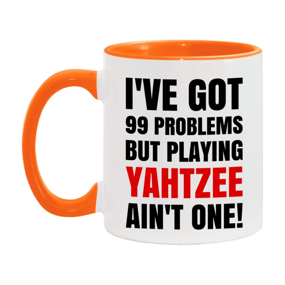 Funny Board Game Mug Gift, I've Got 99 Problems But Playing Board Games Ain't One! 11oz or 15oz Ceramic Coffee Mug for Board Game Lovers