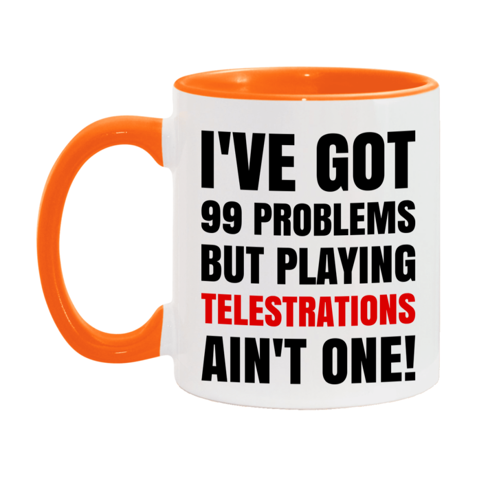 Funny Board Game Mug Gift, I've Got 99 Problems But Playing Board Games Ain't One! 11oz or 15oz Ceramic Coffee Mug for Board Game Lovers
