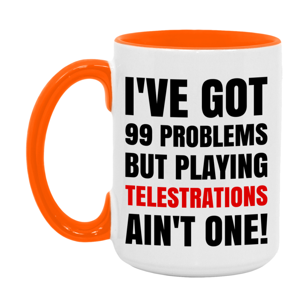 Funny Board Game Mug Gift, I've Got 99 Problems But Playing Board Games Ain't One! 11oz or 15oz Ceramic Coffee Mug for Board Game Lovers