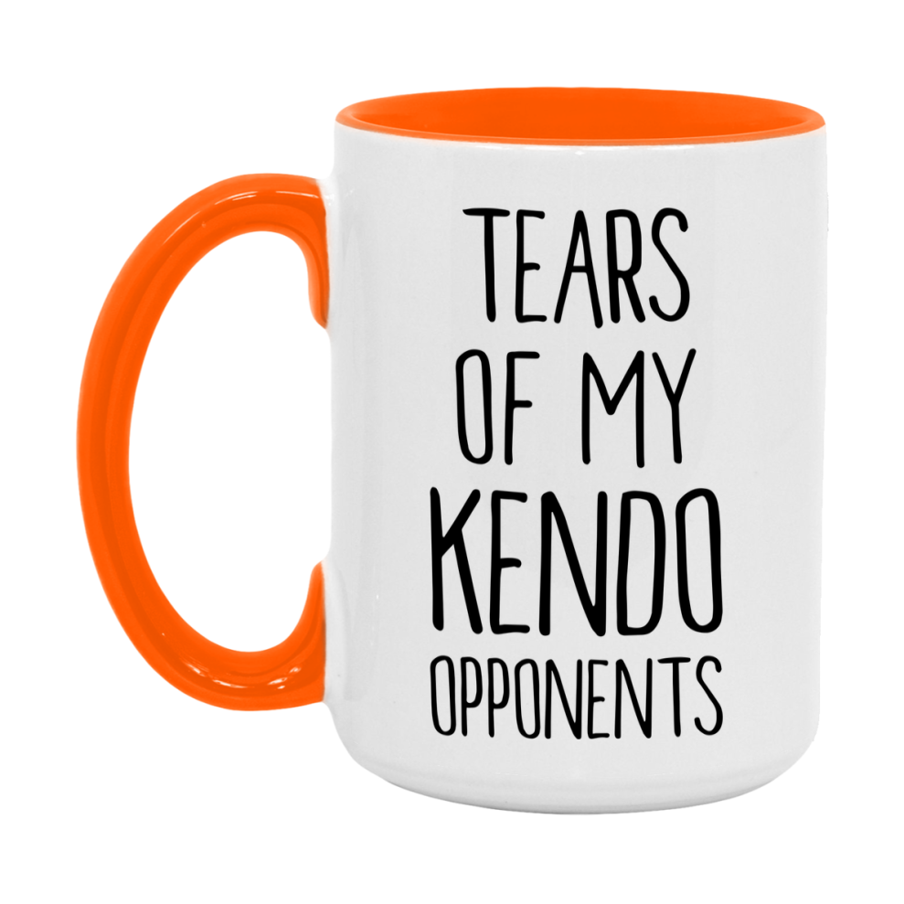 Funny Martial Arts Mug - "Tears Of My Kendo Opponents" - 11Oz Or 15Oz White Ceramic Coffee Cup