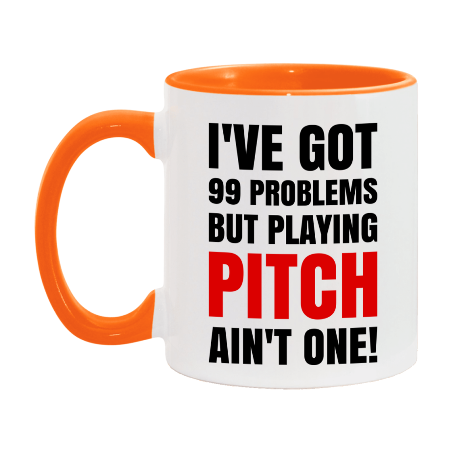 Funny Card Game Mug – 99 Problems But Playing Pitch Ain’t One
