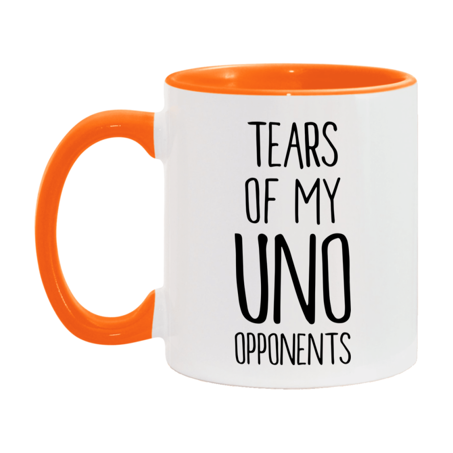 Funny Uno Mug – “Tears Of My Uno Opponents” – 11Oz Or 15Oz Coffee Cup