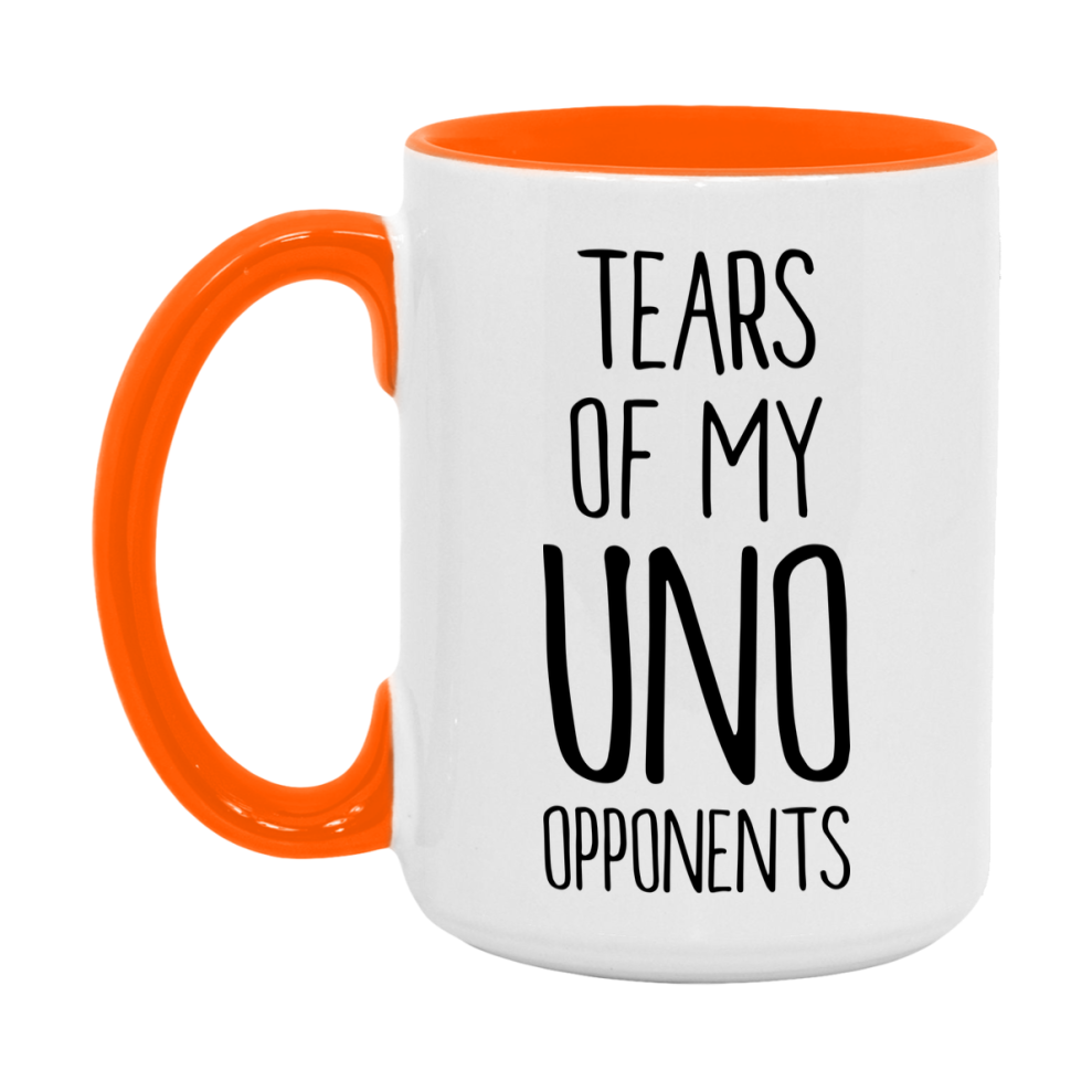 Funny Uno Mug – “Tears Of My Uno Opponents” – 11Oz Or 15Oz Coffee Cup