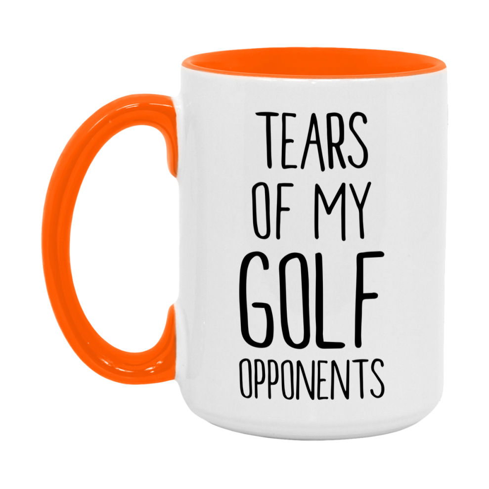 Funny Golf Mug – “Tears Of My Golf Opponents” – 11Oz Or 15Oz Coffee Cup