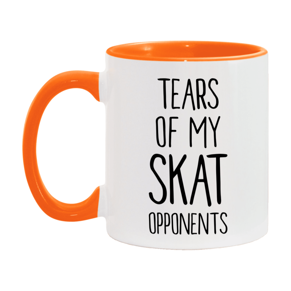 Funny Skat Mug – “Tears Of My Skat Opponents” – 11Oz Or 15Oz Coffee Cup