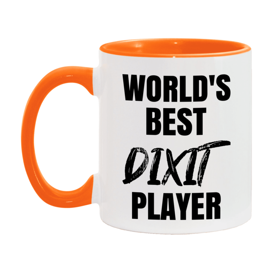 World's Best Dixit Player Mug, Funny Game Board Gift, 11Oz Or 15Oz White Ceramic Mug
