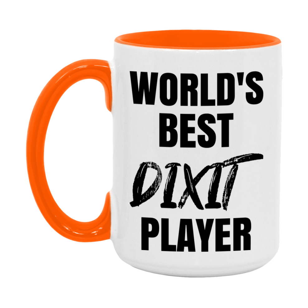 World's Best Dixit Player Mug, Funny Game Board Gift, 11Oz Or 15Oz White Ceramic Mug