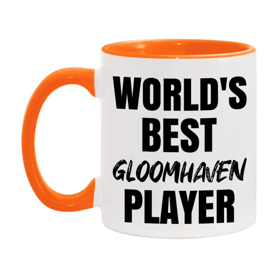 World's Best Gloomhaven Player Mug, Funny Game Board Gift, 11Oz Or 15Oz White Ceramic Mug