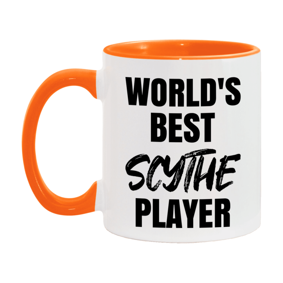 World's Best Scythe Player Mug, Funny Game Board Gift, 11Oz Or 15Oz White Ceramic Mug