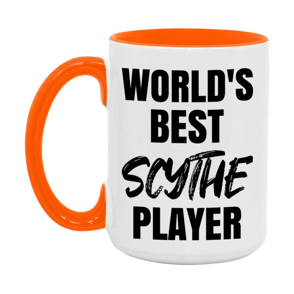 World's Best Scythe Player Mug, Funny Game Board Gift, 11Oz Or 15Oz White Ceramic Mug
