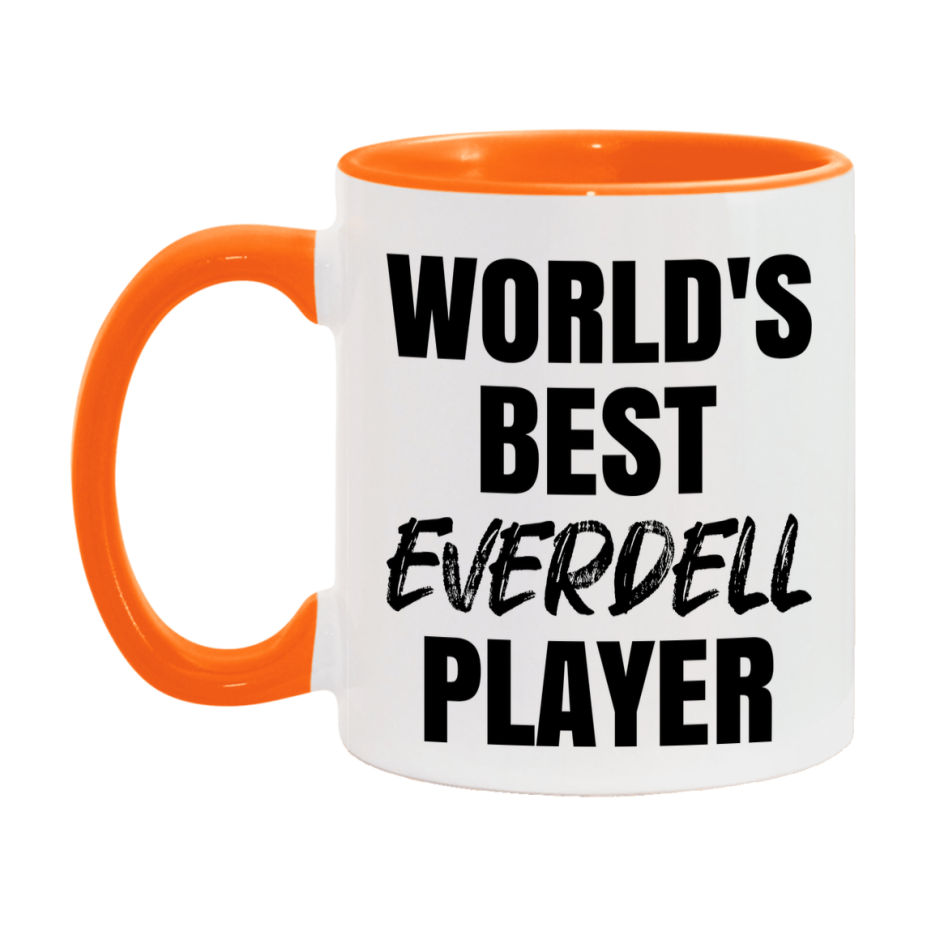 World's Best Everdell Player Mug, Funny Game Board Gift, 11Oz Or 15Oz White Ceramic Mug