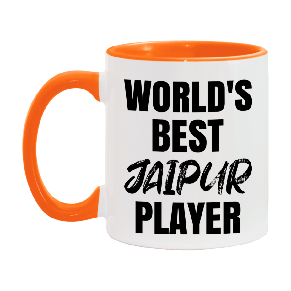 World's Best Jaipur Player Mug, Funny Game Board Gift, 11Oz Or 15Oz White Ceramic Mug