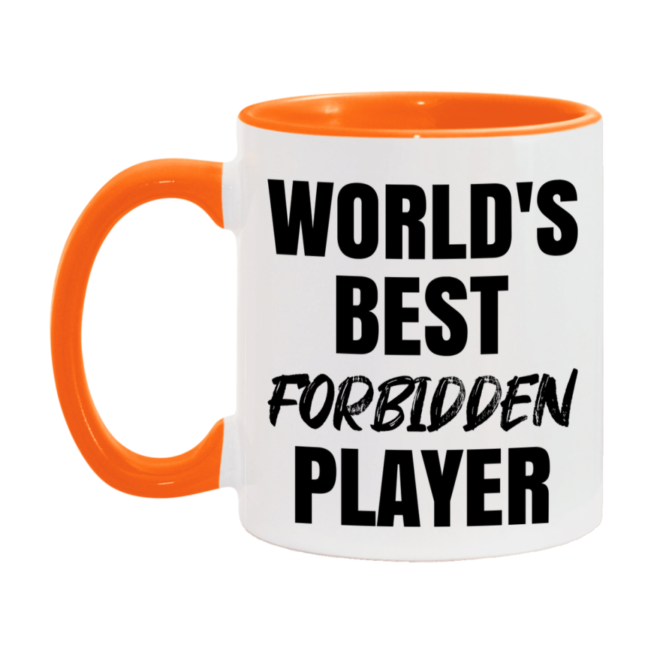 World's Best Forbidden Player Mug, Funny Game Board Gift, 11Oz Or 15Oz White Ceramic Mug
