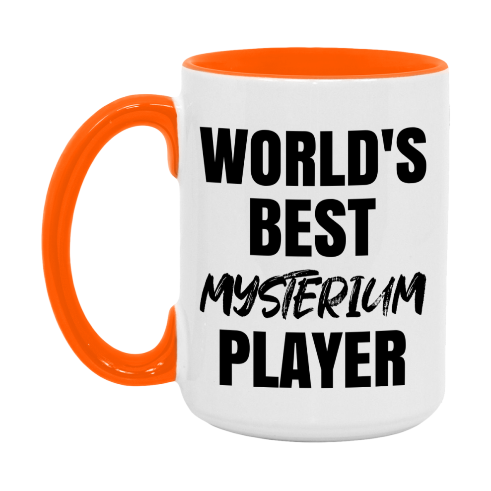 World's Best Mysterium Player Mug, Funny Game Board Gift, 11Oz Or 15Oz White Ceramic Mug