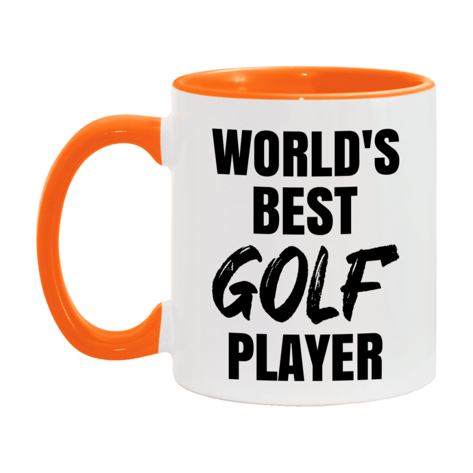 World's Best Golf Player Mug, Double-Sided 11Oz Or 15Oz Coffee Cup
