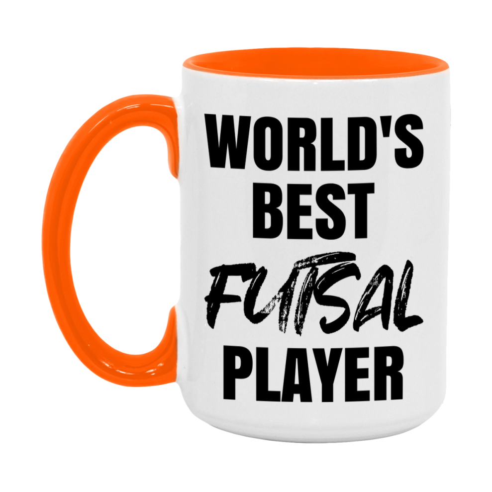 World's Best Futsal Player Mug, Double-Sided 11Oz Or 15Oz Coffee Cup