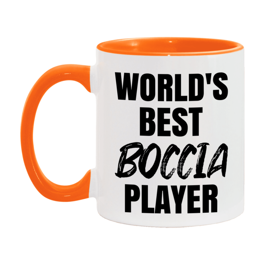 World's Best Boccia Player Mug, Double-Sided 11Oz Or 15Oz Coffee Cup