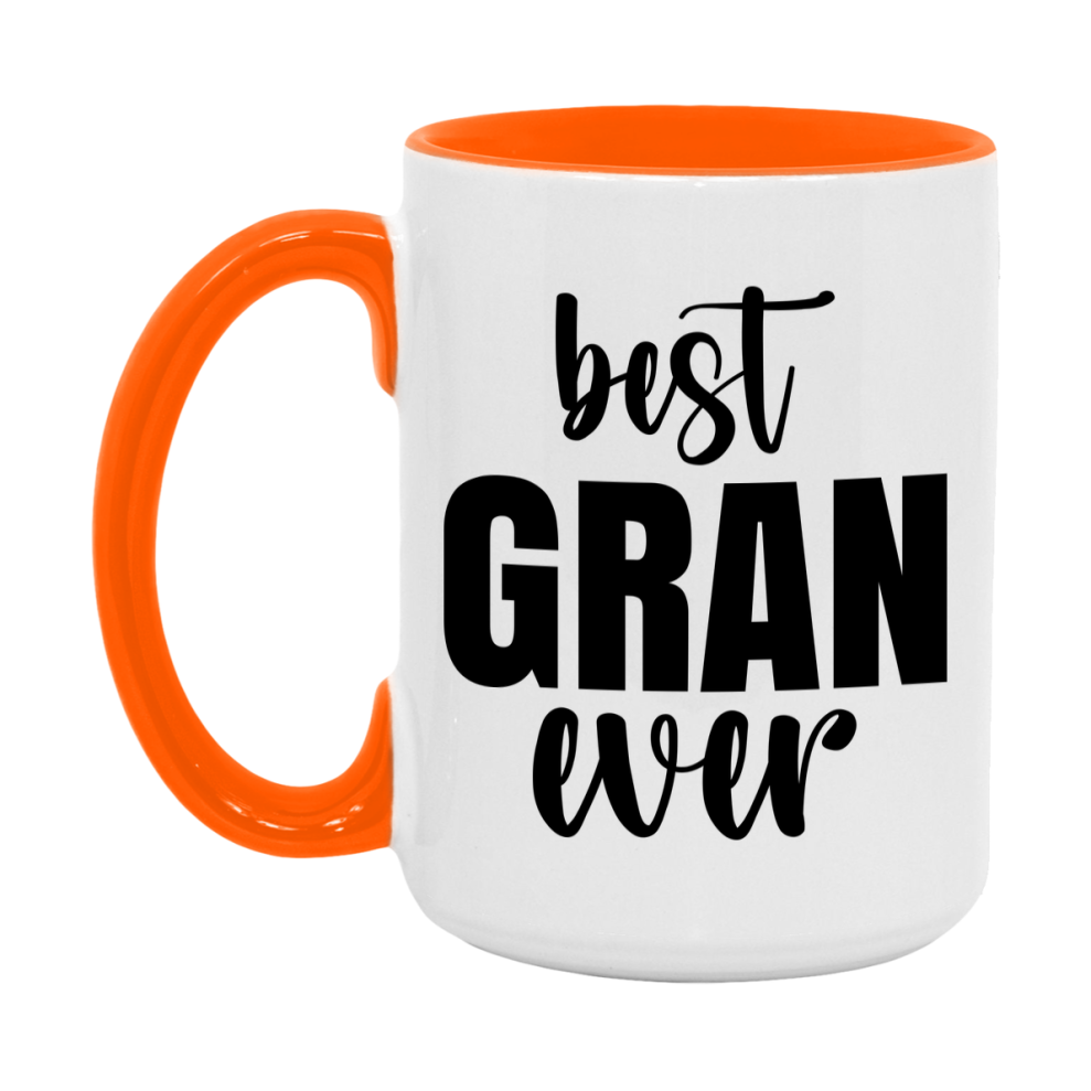 Best Gran Ever Mug, Mother's Day Gift, 11Oz Or 15Oz Ceramic Coffee Cup