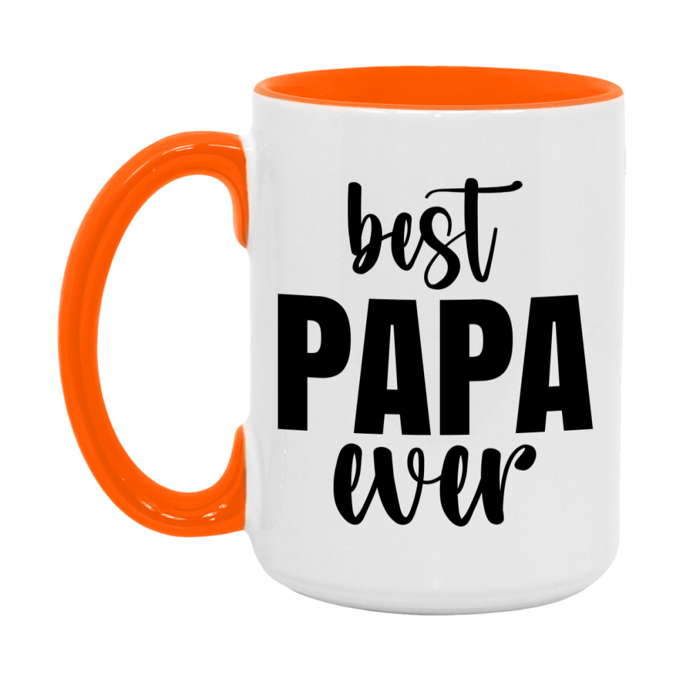 Best Papa Ever Mug, Father’s Day Gift, 11Oz Or 15Oz Ceramic Coffee Mug