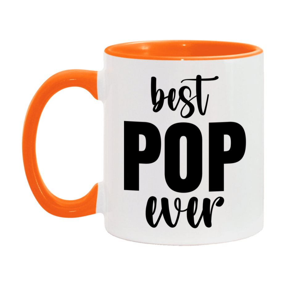 Best Pop Ever Mug, Father’s Day Gift, 11Oz Or 15Oz Ceramic Coffee Mug