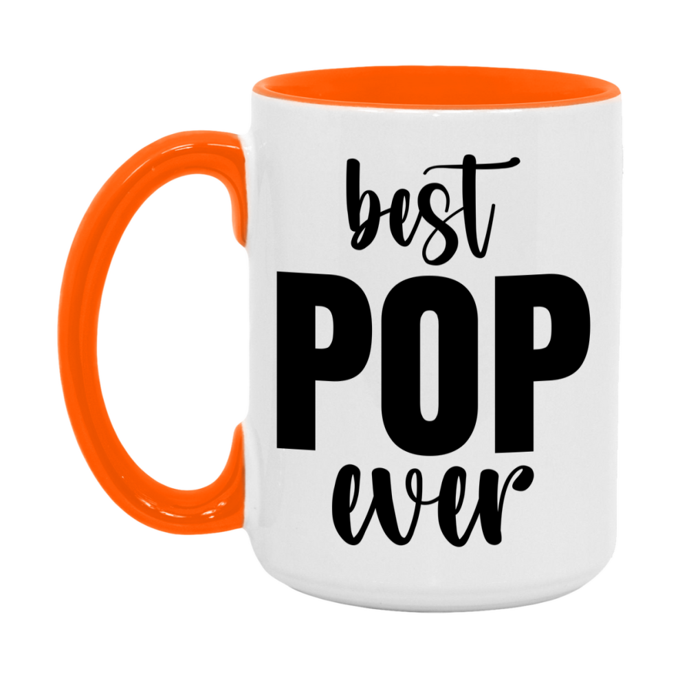 Best Pop Ever Mug, Father’s Day Gift, 11Oz Or 15Oz Ceramic Coffee Mug