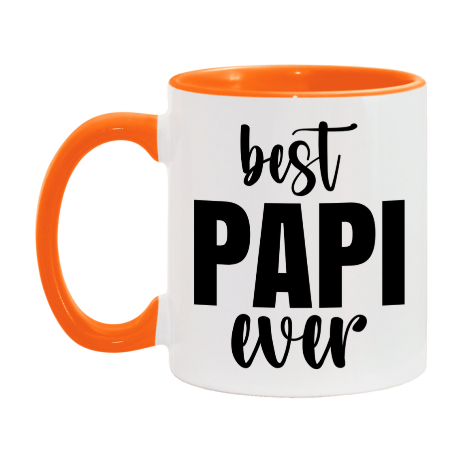 Best Papi Ever Mug, Father’s Day Gift, 11Oz Or 15Oz Ceramic Coffee Mug