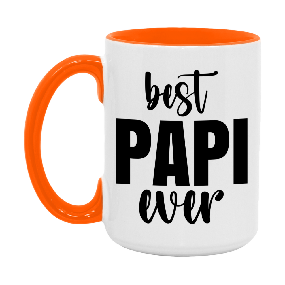Best Papi Ever Mug, Father’s Day Gift, 11Oz Or 15Oz Ceramic Coffee Mug