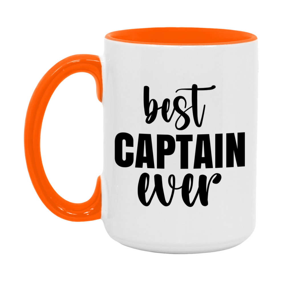 Best Captain Ever Mug, Father’s Day Gift, 11Oz Or 15Oz Ceramic Coffee Mug