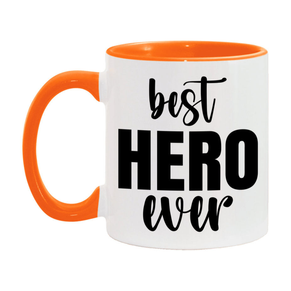 Best Hero Ever Mug, Father’s Day Gift, 11Oz Or 15Oz Ceramic Coffee Mug